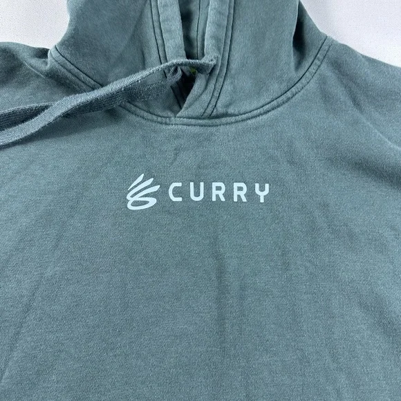 Stephen Curry Under Armour Hoodie Mens L Green Sesame Street‎ Oscar The Grouch Sweatshirts & Hoodies